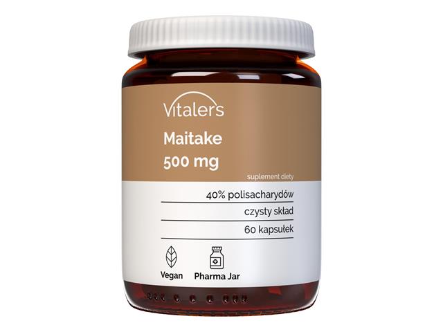 Vitaler's Maitake 500 mg interakcje ulotka kapsułki - 60 kaps.