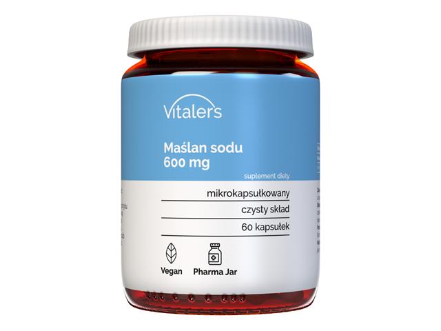 Vitaler's Maślan Sodu 600 mg interakcje ulotka kapsułki  60 kaps.