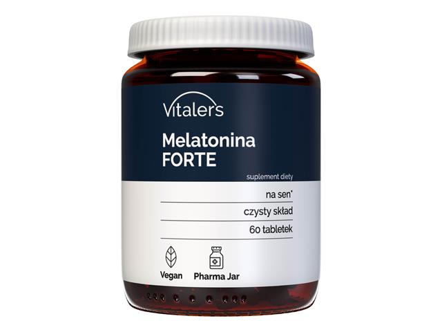 Vitaler's Melatonina Forte interakcje ulotka tabletki  60 tabl.