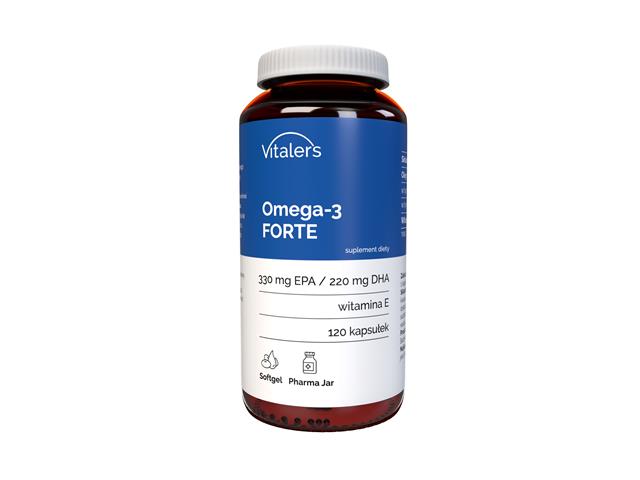 Vitaler's Omega-3 Forte interakcje ulotka kapsułki  120 kaps.