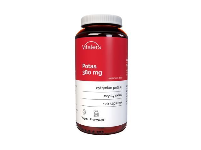 Vitaler's Potas 380 mg interakcje ulotka kapsułki  60 kaps.