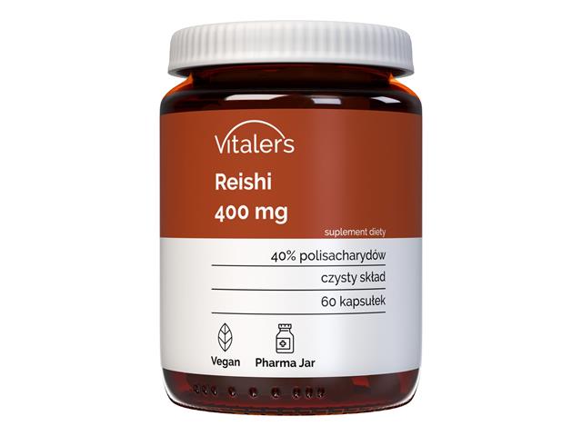 Vitaler's Reishi 400 mg interakcje ulotka kapsułki  60 kaps.