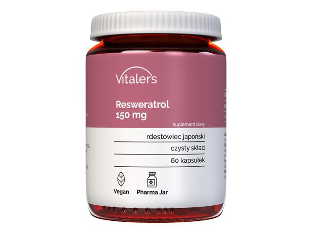Vitaler's Resweratrol 150 mg interakcje ulotka kapsułki - 60 kaps.