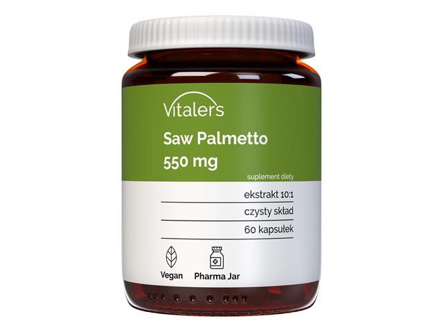 Vitaler's Saw Palmetto 550 mg interakcje ulotka kapsułki  60 kaps.