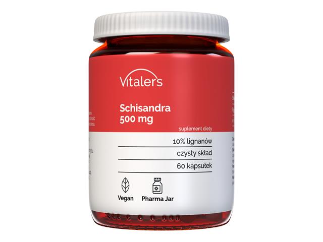 Vitaler's Schisandra 500 mg interakcje ulotka kapsułki - 60 kaps.