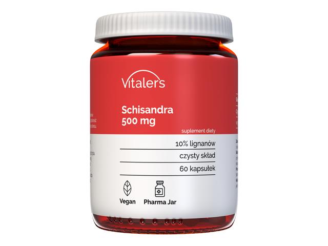 Vitaler's Schisandra 500 mg interakcje ulotka kapsułki  60 kaps.