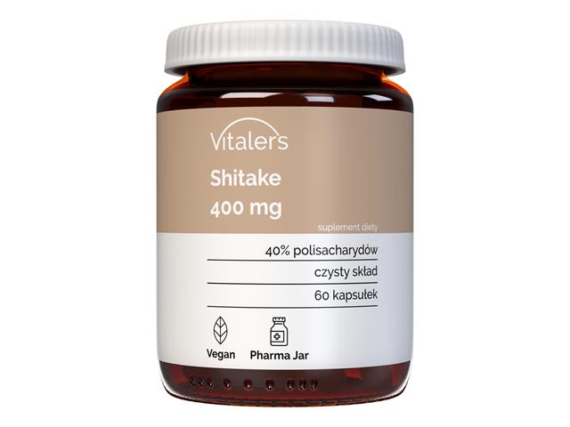 Vitaler's Shiitake 400 mg interakcje ulotka kapsułki  60 kaps.