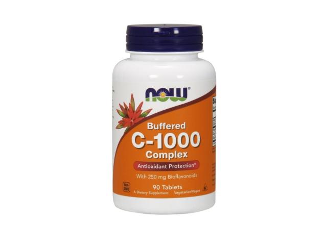 Vitamin C-1000 Complex Buffered With 250 mg Bioflavonoids interakcje ulotka tabletki - 90 tabl.