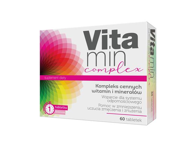 Vitamin Complex interakcje ulotka tabletki  60 tabl.