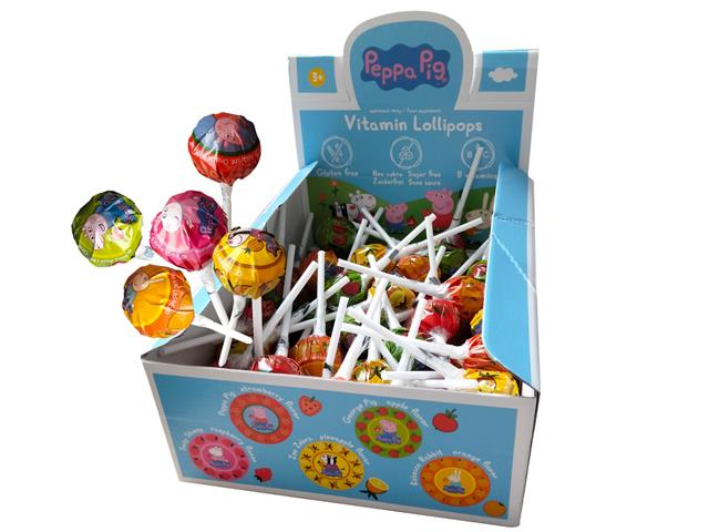 Vitamin Lollipops Peppa Pig interakcje ulotka lizaki  60 szt.