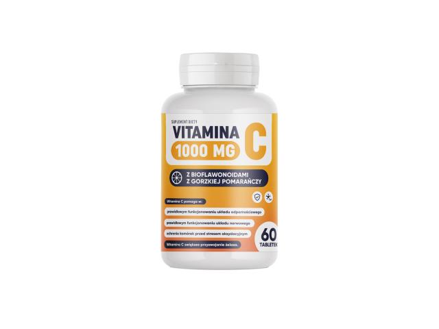 Vitamina C 1000 mg z bioflaownoidami z gorzkiej pomarańczy interakcje ulotka tabletki 60 tabl.