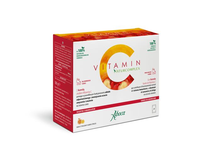 Vitamina C Naturcomplex interakcje ulotka saszetka  20 sasz. po 5 g