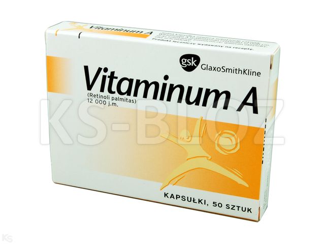 Vitaminum A interakcje ulotka kapsułki 12 000 j.m. 50 kaps.
