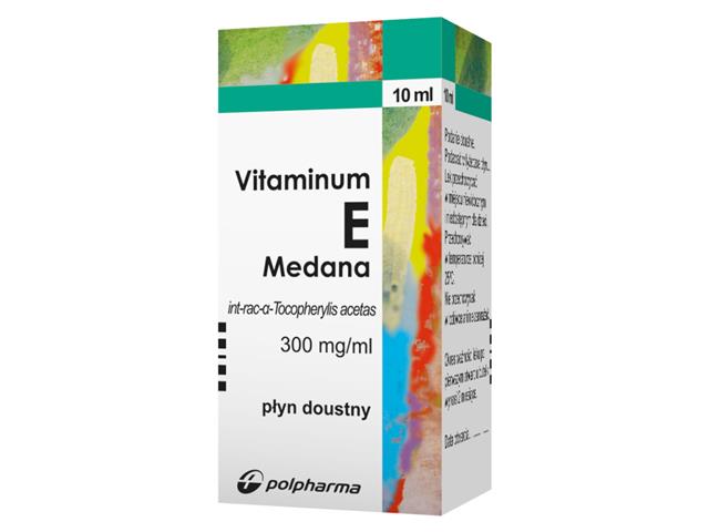 Vitaminum E Medana interakcje ulotka płyn doustny 300 mg/ml 