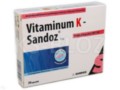 Vitaminum K Sandoz interakcje ulotka krople doustne 25 mcg 30 kaps.