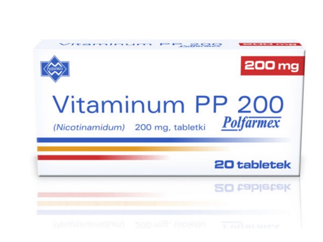 Vitaminum PP 200 Polfarmex interakcje ulotka tabletki 200 mg 20 tabl. | blister
