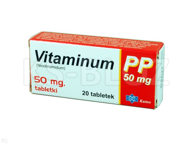 Vitaminum PP 50 Polfarmex interakcje ulotka tabletki 50 mg 20 tabl. | (2 blist. po 10 tabl.)