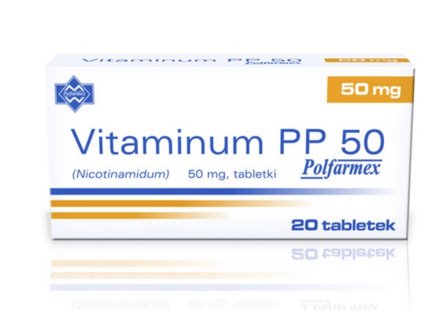 Vitaminum PP 50 Polfarmex interakcje ulotka tabletki 50 mg 20 tabl. (poj.)