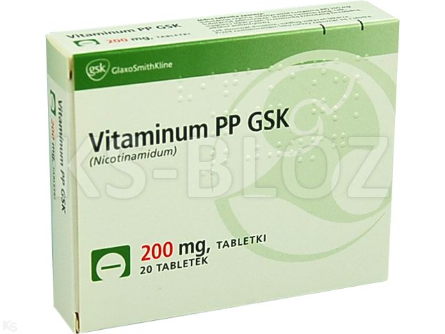 Vitaminum PP Omega Pharma interakcje ulotka tabletki 200 mg 
