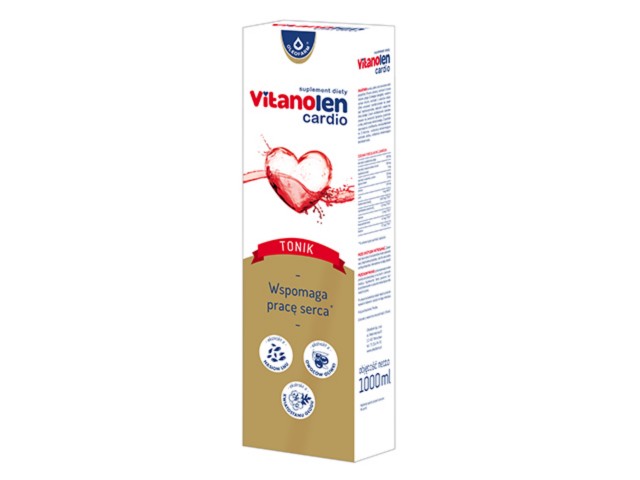Vitanolen Cardio interakcje ulotka tonik  1 l