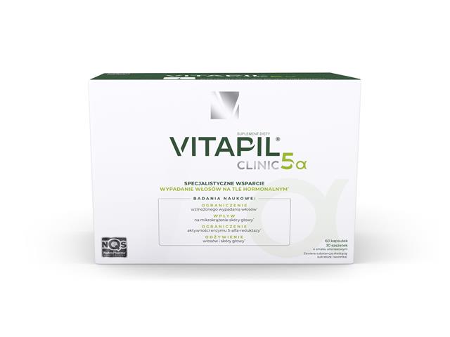 Vitapil Clinic 5alfa interakcje ulotka zestaw  30 sasz. | + 60 kaps.