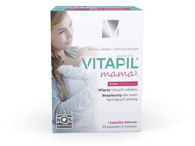 Vitapil Mama interakcje ulotka kapsułki  60 kaps.