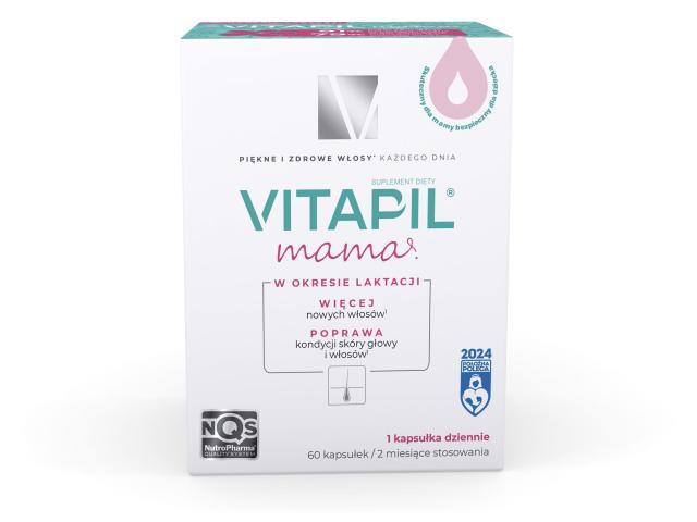 Vitapil Mama interakcje ulotka kapsułki  60 kaps.