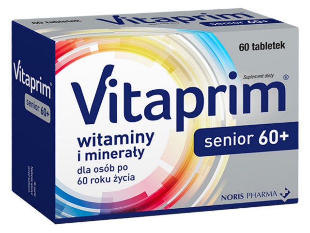 Vitaprim senior interakcje ulotka tabletki powlekane  60 tabl.
