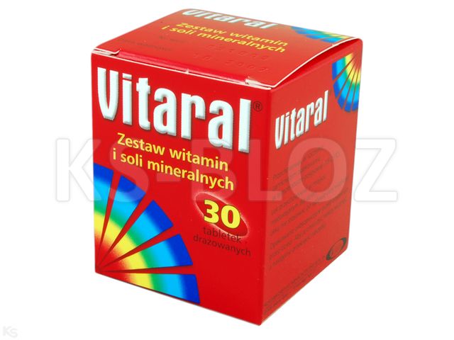 Vitaral interakcje ulotka tabletki drażowane  30 tabl.