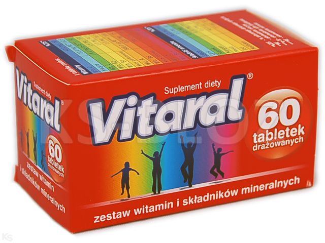 Vitaral interakcje ulotka tabletki drażowane  60 tabl. (poj.)