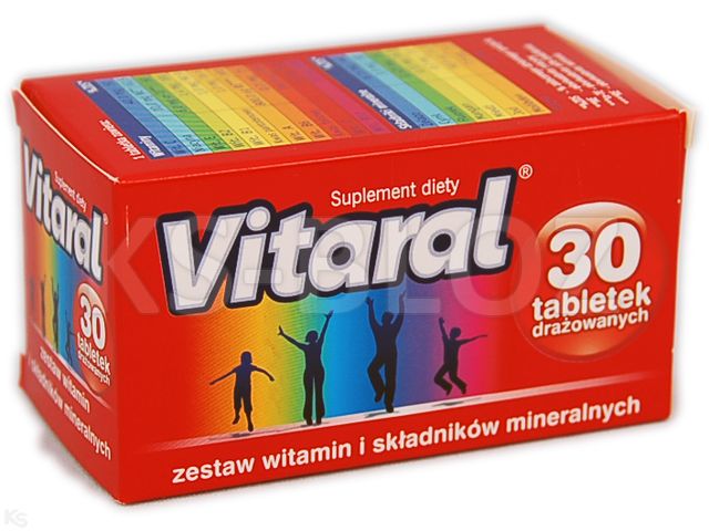 Vitaral interakcje ulotka tabletki drażowane  30 tabl.