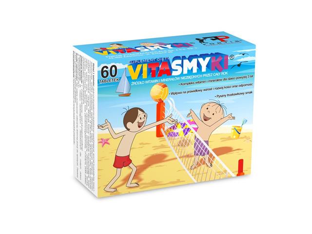 Vitasmyki interakcje ulotka tabletki do ssania - 60 tabl. (3 blist. po 20 tabl.)