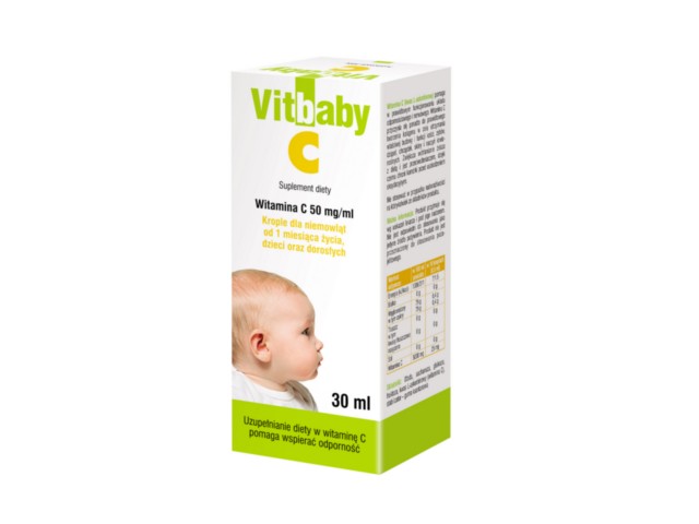 Vitbaby C interakcje ulotka krople - 30 ml