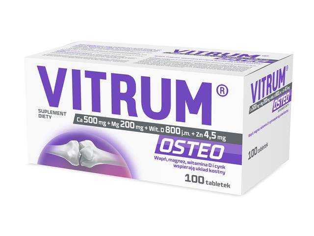 Vitrum Osteo interakcje ulotka tabletki - 100 tabl.