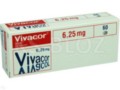 Vivacor interakcje ulotka tabletki 6,25 mg 60 tabl.