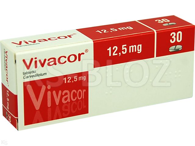 Vivacor interakcje ulotka tabletki 12,5 mg 