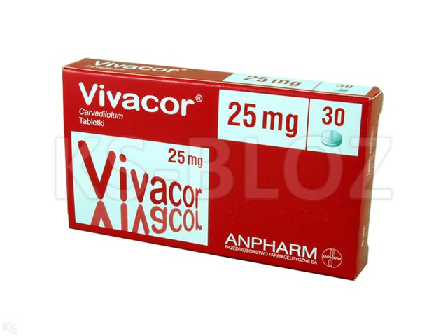 Vivacor interakcje ulotka tabletki 25 mg 30 tabl. | 3 blist.po 10 szt.
