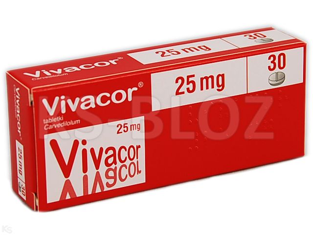 Vivacor interakcje ulotka tabletki 25 mg 30 tabl. | 3 blist.po 10 szt.