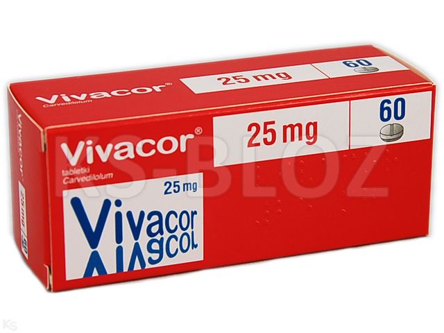 Vivacor interakcje ulotka tabletki 25 mg 60 tabl. | 6 blist.po 10 szt.