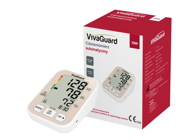 VivaGuard Ciśnieniomierz automatyczny 35H interakcje ulotka ciśnieniomierz - 1 szt.