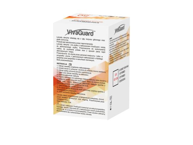 Vivaguard Lancety sterylne 30 g interakcje ulotka lancet - 50 szt.