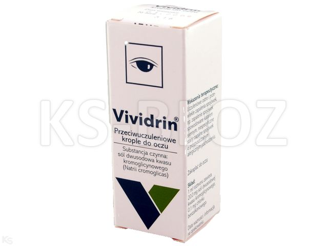 Vividrin interakcje ulotka krople do oczu 20 mg/ml 10 ml