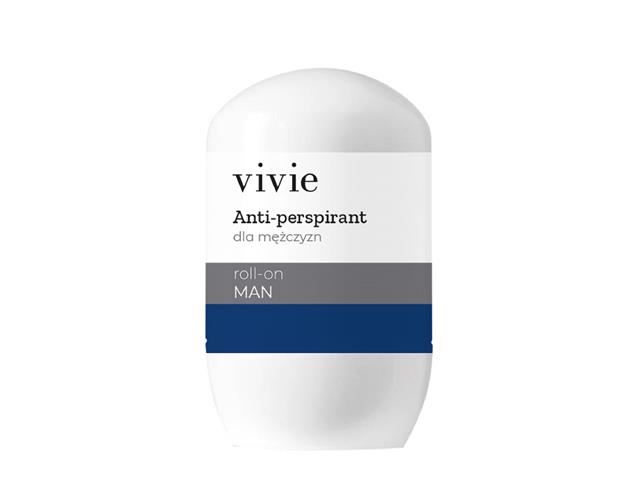 Vivie antyperspirant dla mężczyzn interakcje ulotka roll-on  50 ml