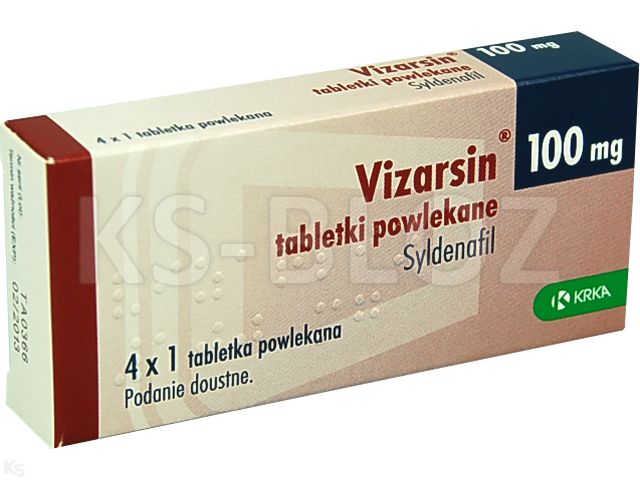 Vizarsin interakcje ulotka tabletki powlekane 100 mg 4 tabl. | 4 blist.po 1 tabl.