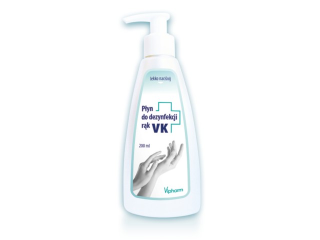 VK Płyn do dezynfekcji rąk interakcje ulotka płyn dezynfekujący - 1 but. po 200 ml