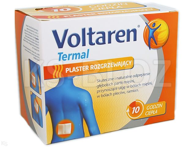 Voltaren Termal Plaster rozgrzewający interakcje ulotka plaster  20 szt.