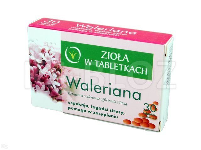 Waleriana interakcje ulotka tabletki powlekane 150 mg 30 tabl.