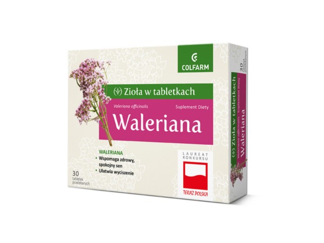 Waleriana interakcje ulotka tabletki  30 tabl.