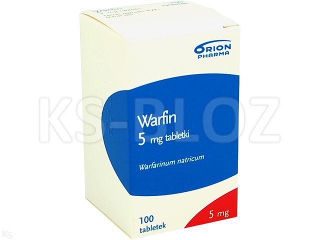 Warfin interakcje ulotka tabletki 5 mg 100 tabl. | słoik