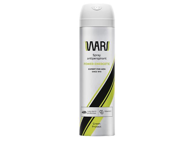 WARS EXPERT FOR MEN Antyperspirant w sprayu Power Energetic Green Protect interakcje ulotka spray  150 ml